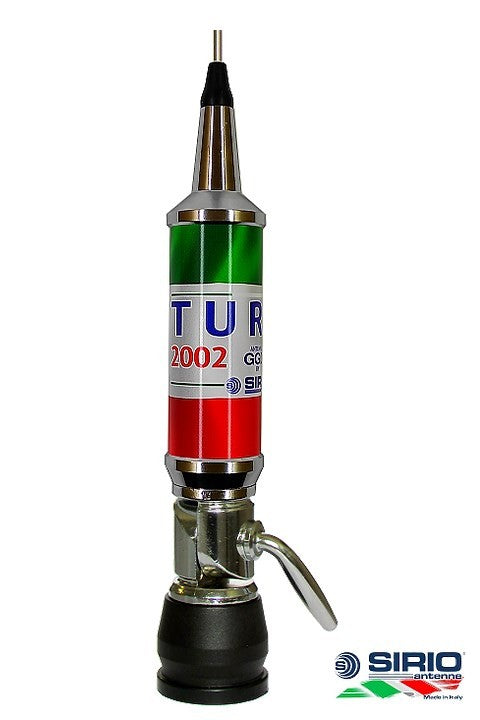 Turbo 2002 Italia, Antenna C.B. 27 MHz completa di cavo coassiale